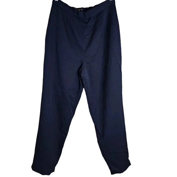 Classiques Entier Vintage Women’s Wool Pants 14 Navy Blue - Picture 1 of 5